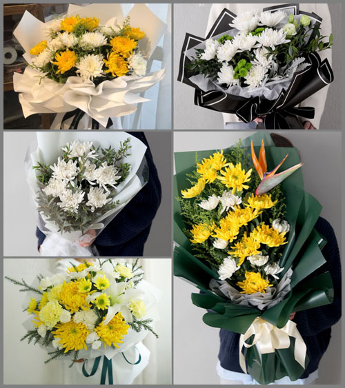 安徽六安市金寨县白塔畈镇项冲村白事花束代送